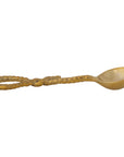 Brass Spoon with Rope Shaped Handle