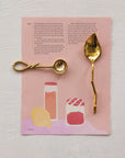 Brass Spoon with Rope Shaped Handle