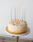 Zinc Alloy Circus Animal Birthday Cake Candle Holders, Boxed Set of 6