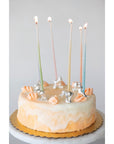 Zinc Alloy Circus Animal Birthday Cake Candle Holders, Boxed Set of 6