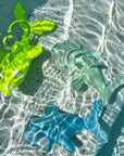 Salty the Shark Dive Buddies Aqua Neon Yellow Set of 3