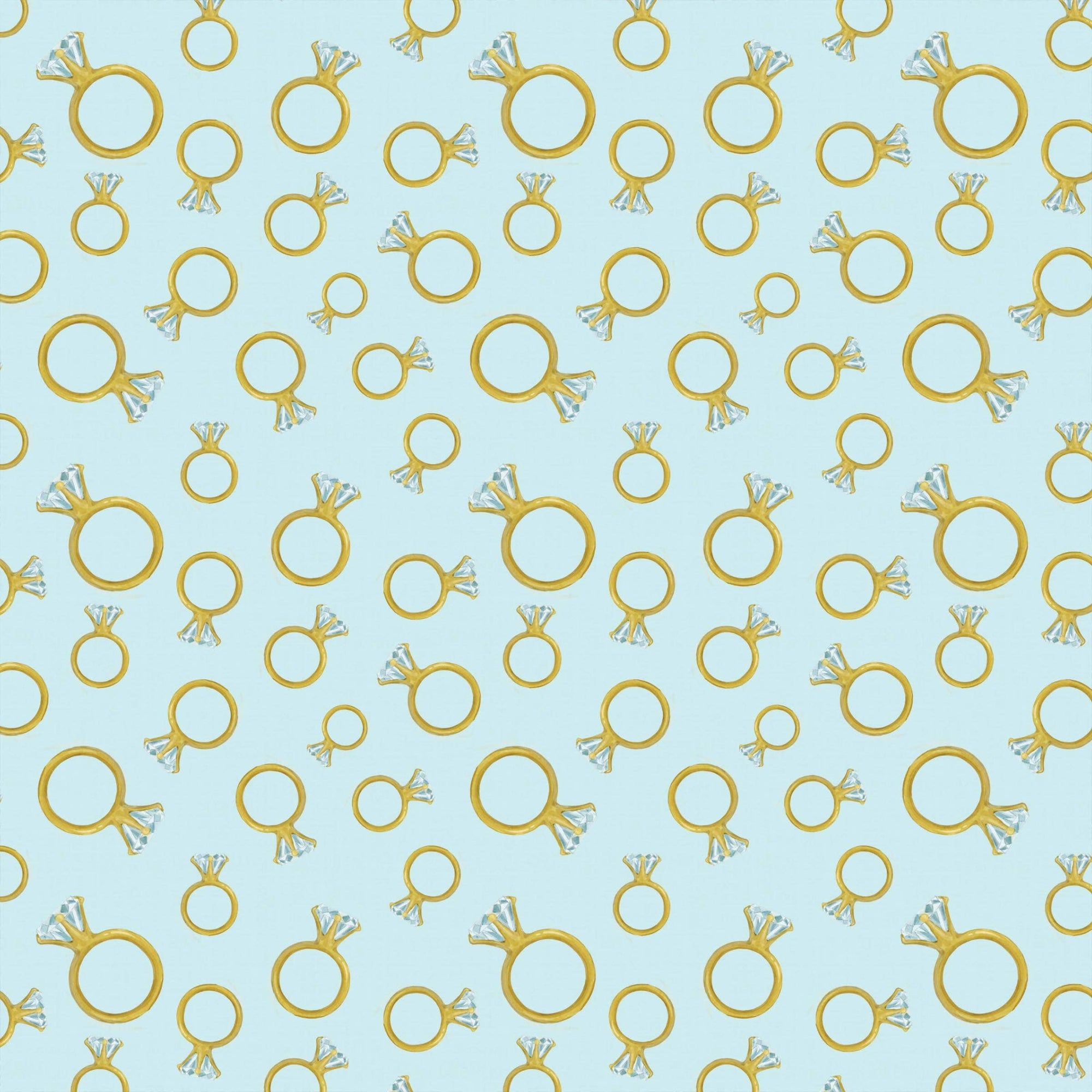 Beau Bottles Blue Engagement Ring - Champagne Collection