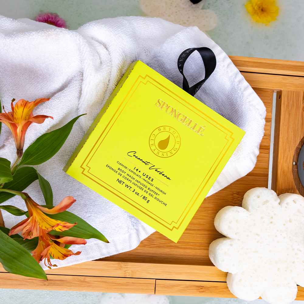 Spongellé Coconut Verbena Body Wash Infused Buffer