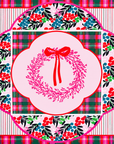 Very Merry Wreath 33"x33" Premium Mahjong Mat