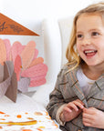 DIY Turkey Craft | Thanksgiving Kids Table Activity