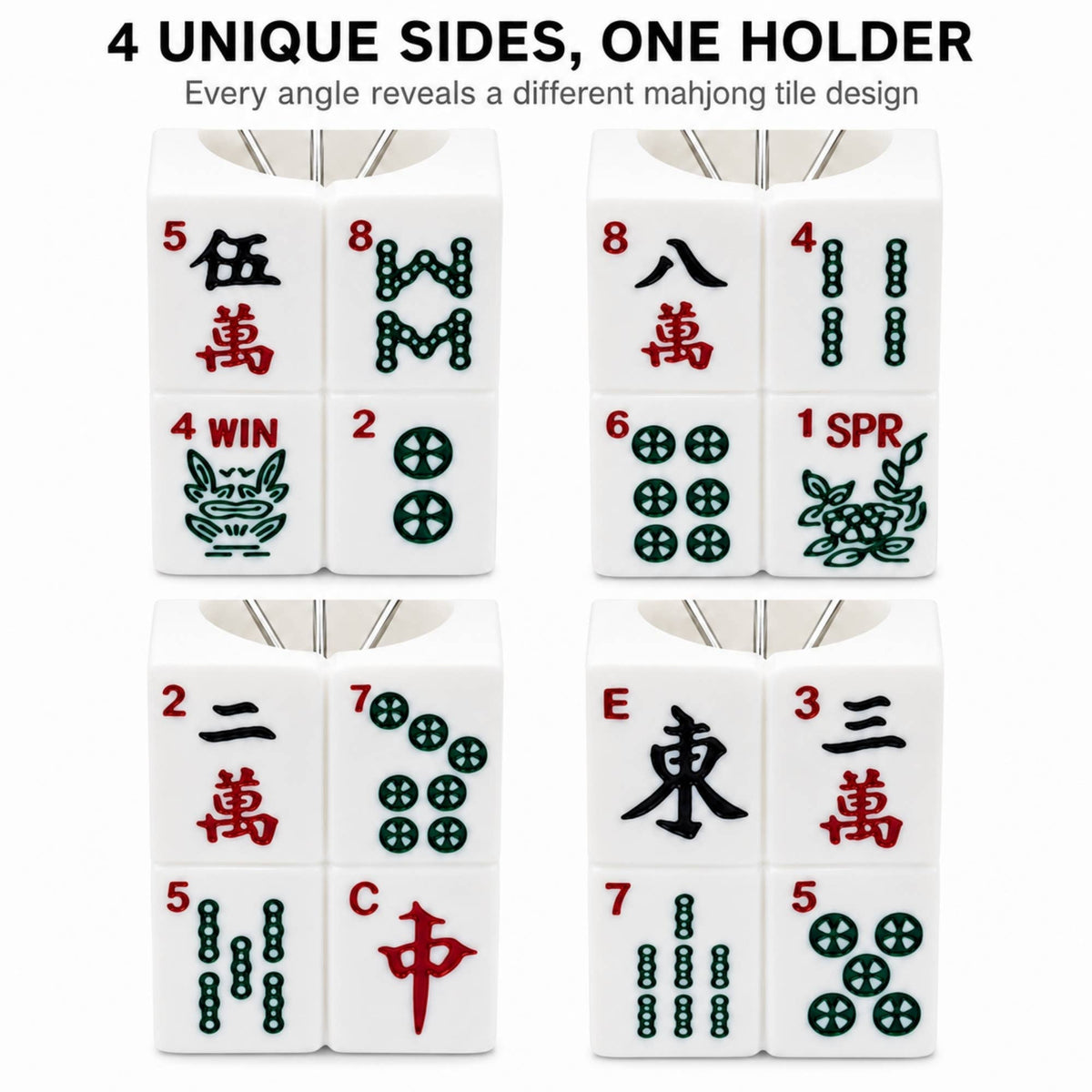 7-Piece MahJong Cocktail Pick Set