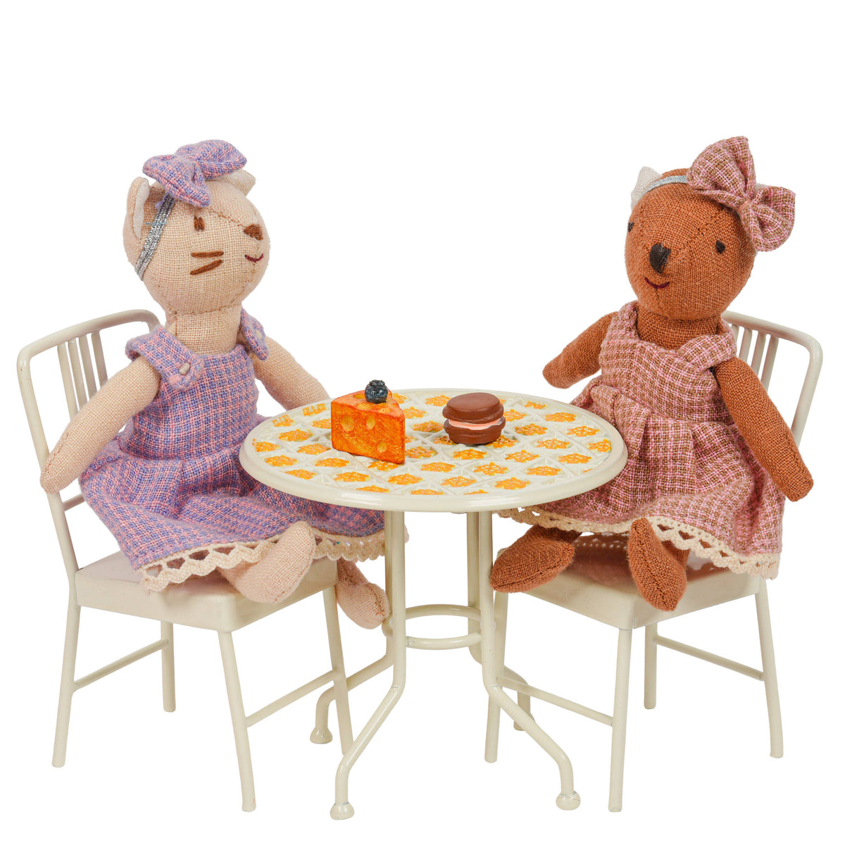 Table &amp; Chairs Set – Miniature Dollhouse Furniture