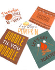 Thanksgiving/Fall Cocktail Napkins Gobble Til You Wobble20ct