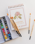 Flowers watercolor workbook