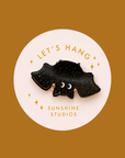 Let's Hang Bat Mini Hair Clip | Halloween