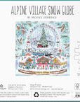 Alpine Village Snowglobe 500 Piece Foil Puzzle - Michael Storrings