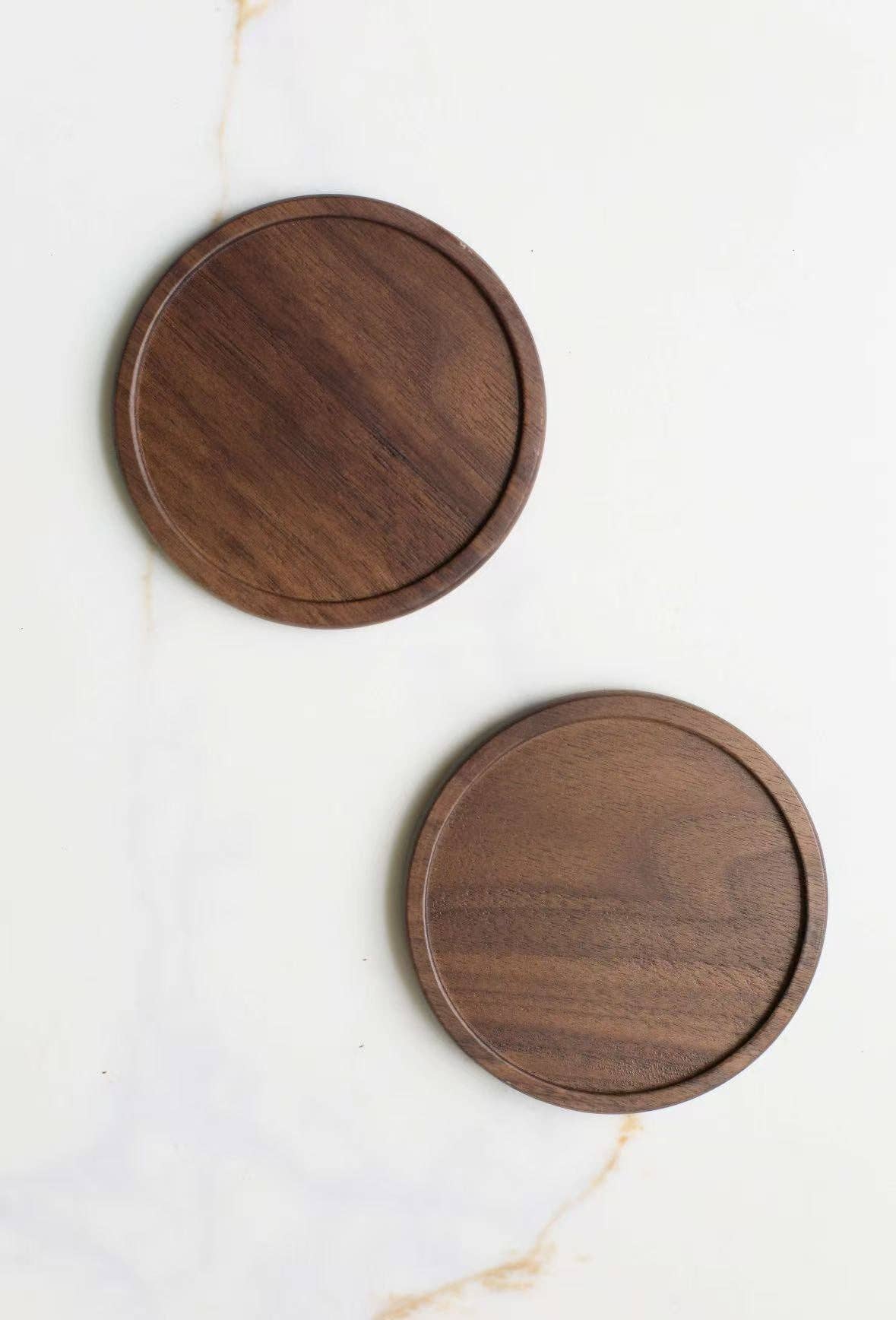 Round Wood Coasters