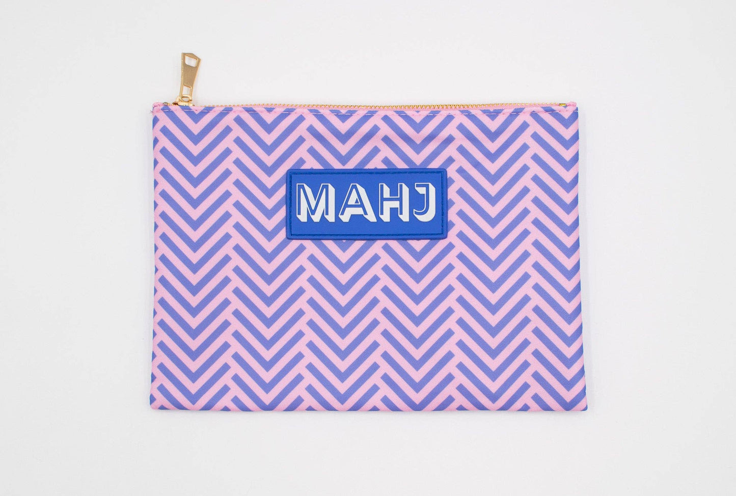 Premium Mahjong Card & Accessory Bag - Pink/Purple