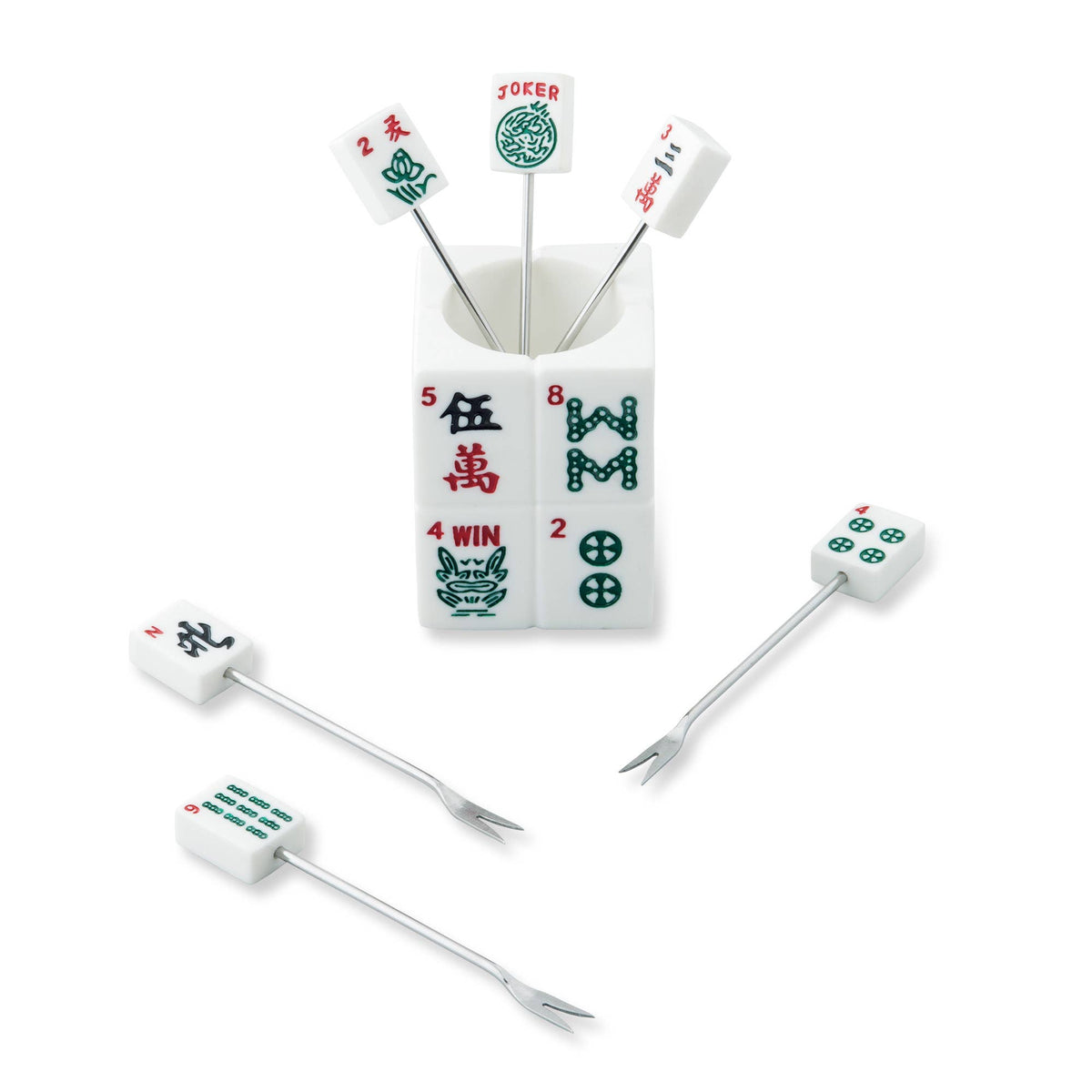 7-Piece MahJong Cocktail Pick Set