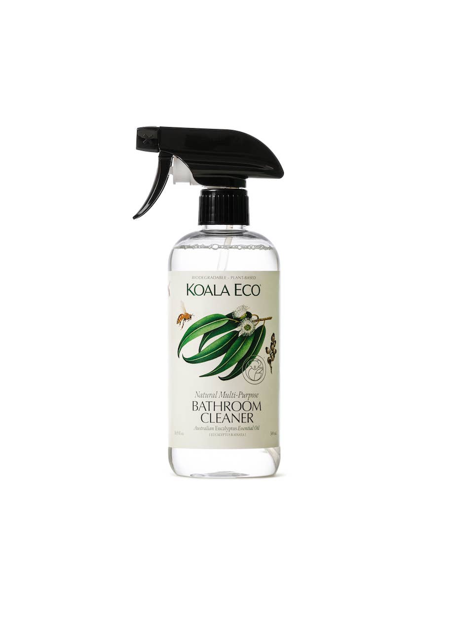 Eco-friendly Eucalyptus Multi-Purpose Bathroom Cleaner made with Australian essential oils in recycled bottle