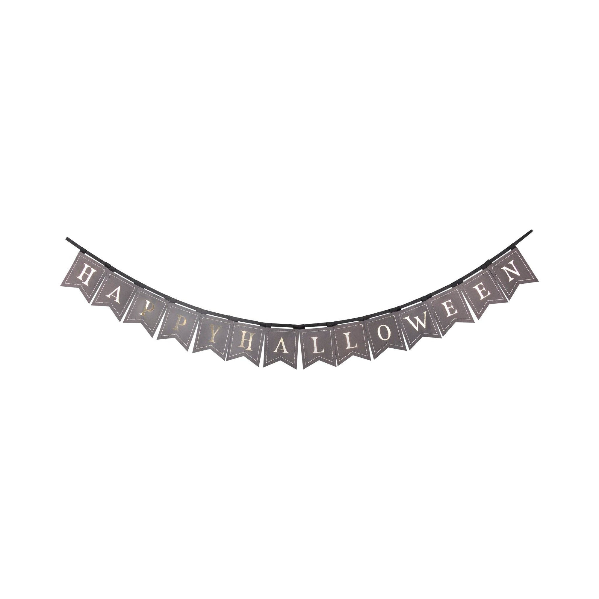 Happy Halloween Birthday Banner | Double-Sided Party Decor