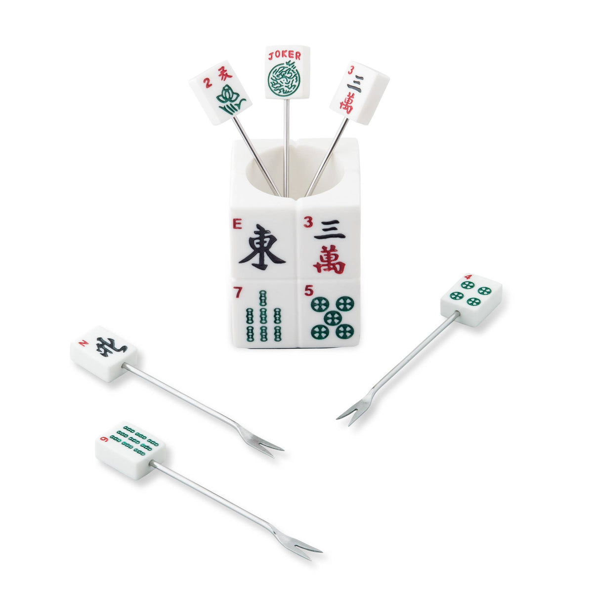 7-Piece MahJong Cocktail Pick Set