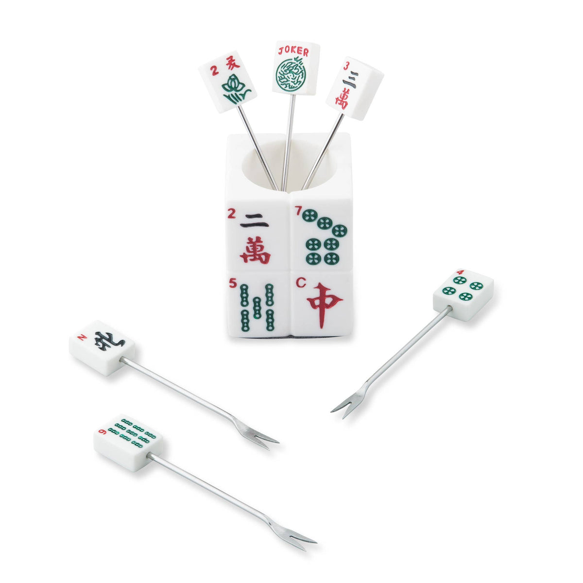 7-Piece MahJong Cocktail Pick Set