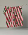 Ribbon Bows Luxe Geometry Kitchen Towel
