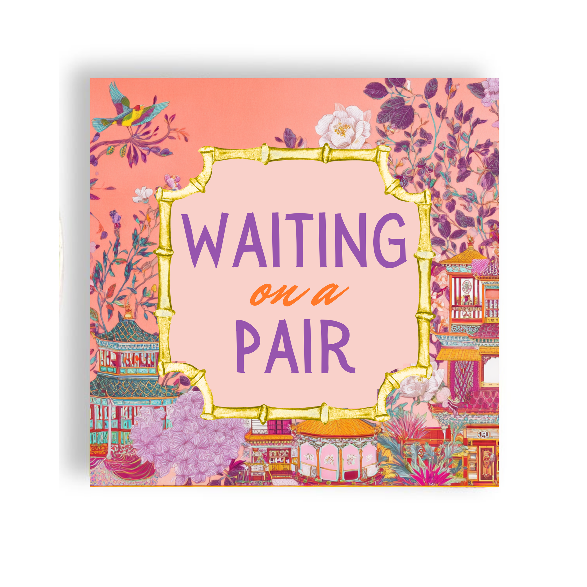Mahjong "Waiting on a Pair" 24ct Cocktail Napkins (3 ply)