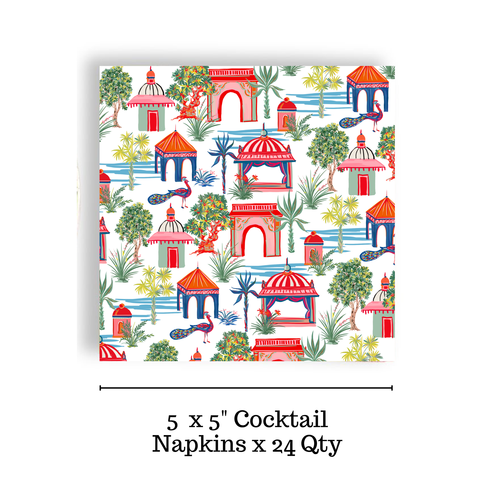 Chinoiserie Cocktail Napkins