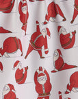 Stretchy Santy - Geometry Kitchen Tea Towel - Holiday 2026