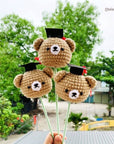 Crochet Graduation Bear Amigurumi ✅