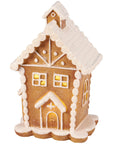 Lighted Iced Gingerbread Figurine