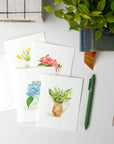 Flower assorted notecard set
