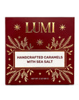 Holiday Handcrafted Caramels with Sea Salt – Red Box, 2 oz