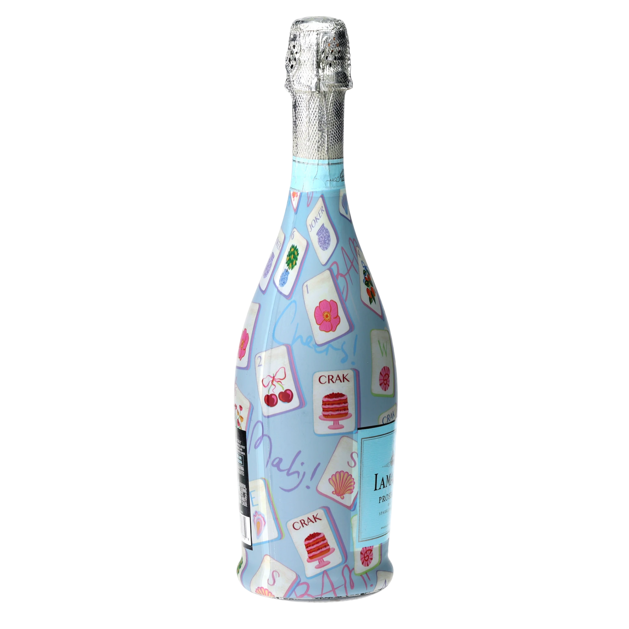 Beau Bottles Pastel Blue Mahjong - Prosecco Collection