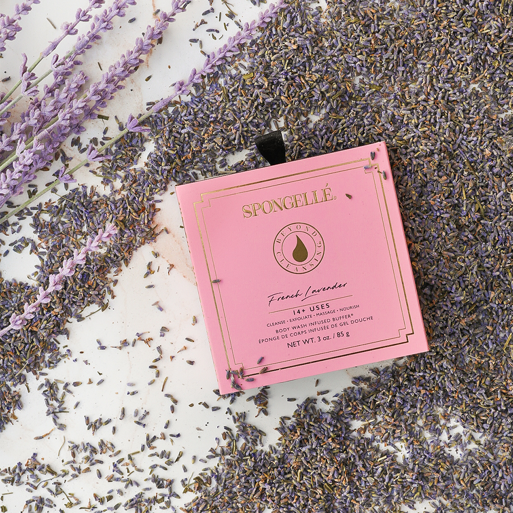 Spongellé French Lavender Body Wash Infused Buffer