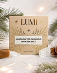 Fall Handcrafted Caramels with Sea Salt – Beige Box, 2 oz