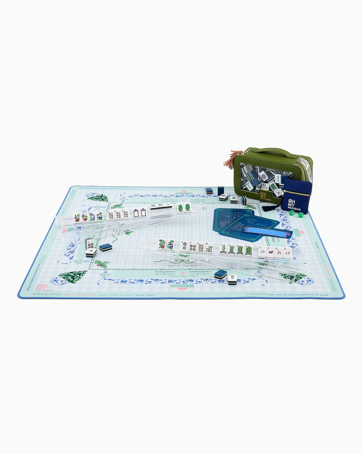 Holly Jolly Mahjong Mat