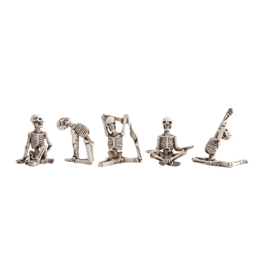 Skeleton in Yoga Pose