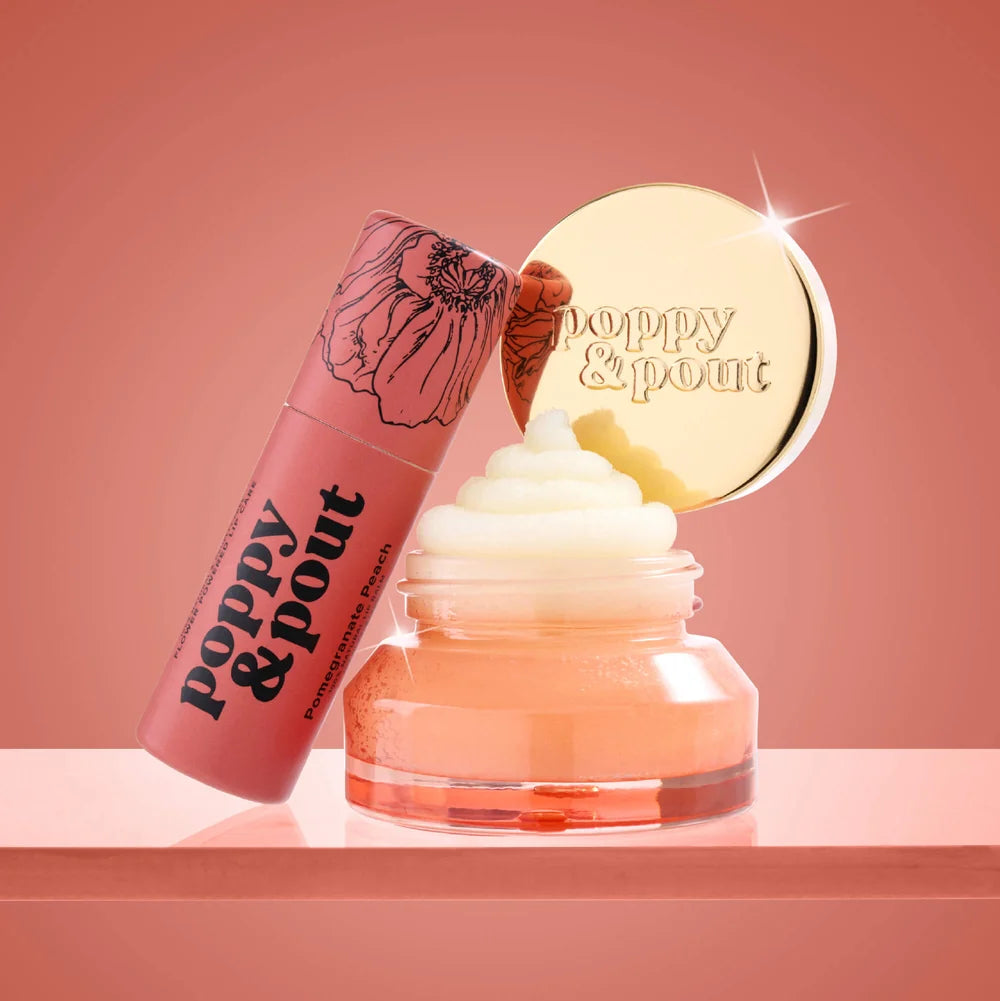 Lip Care Due Gift Set  - Pomegranate Peach