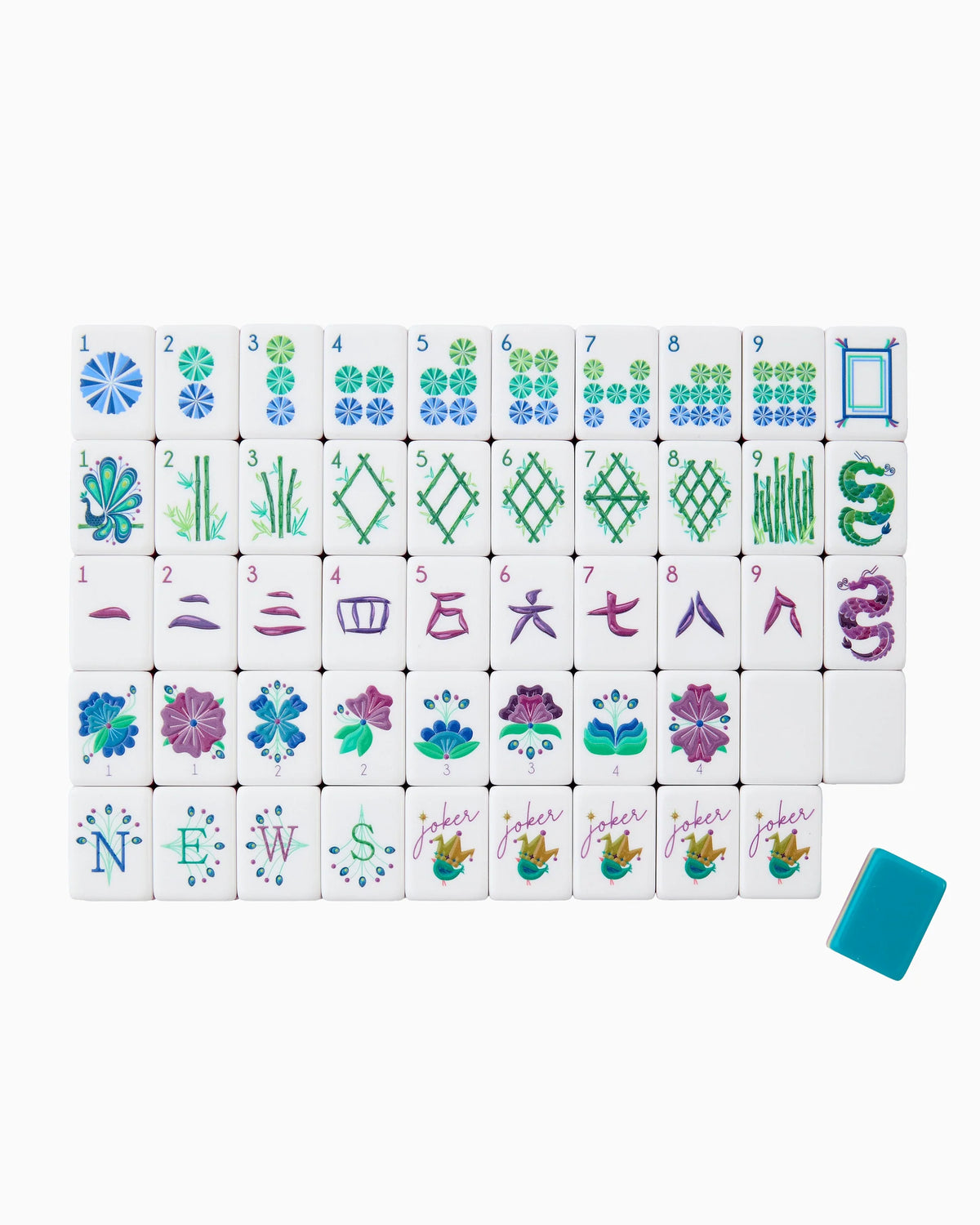 Lagoon Mahjong Tiles