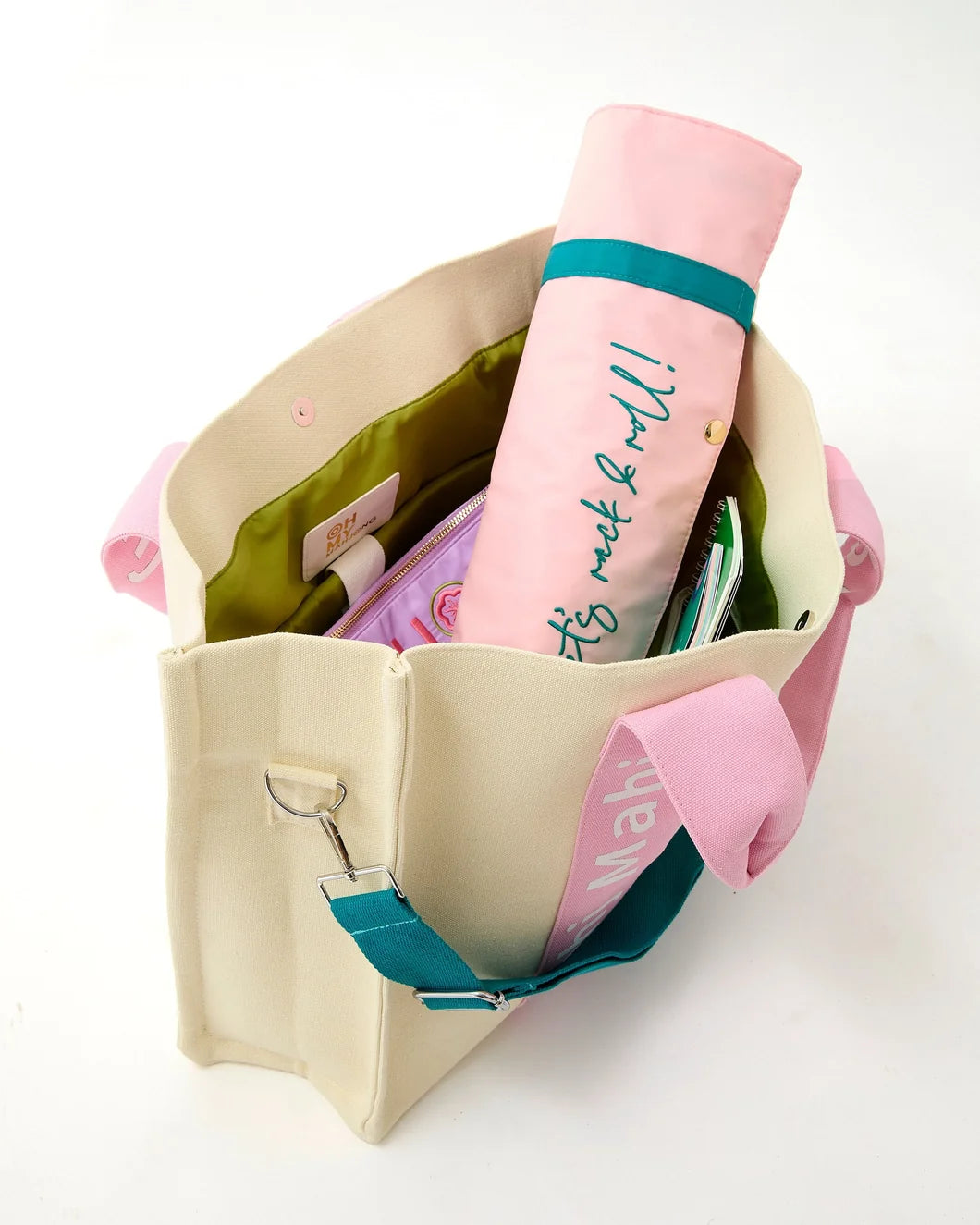 Oh My Mahjong Light Pink Mahj It All Bag