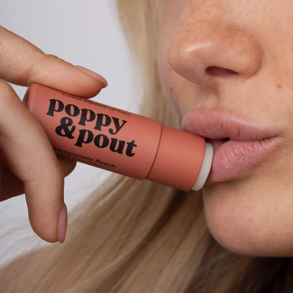 Lip Care Due Gift Set  - Pomegranate Peach