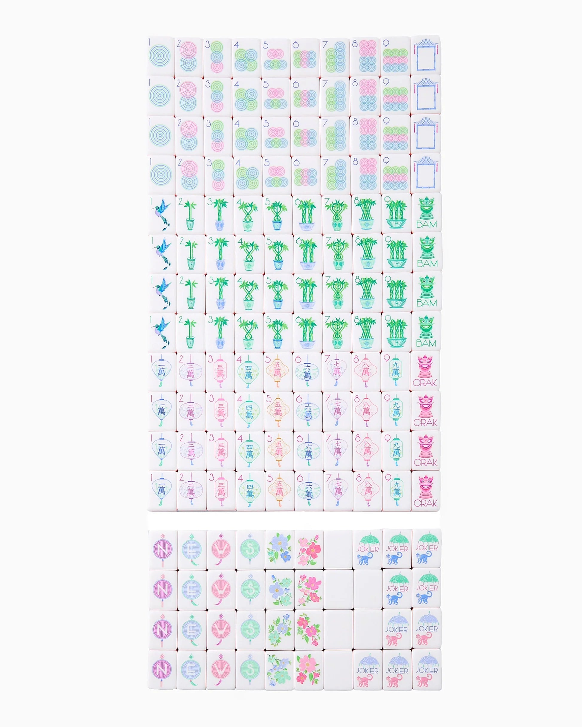 Detailed close-up of Luminaire Mahjong Tiles showing refined craftsmanship