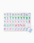 Elegant acrylic mahjong tiles in soft feminine colors from Modern Pine Studio