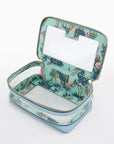 Metallic Light Blue Tile Storage Bag