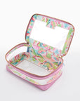 Metallic Light Pink Tile Storage Bag