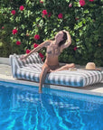 Luxe Lie-On Lounger - Seagrass Stripe