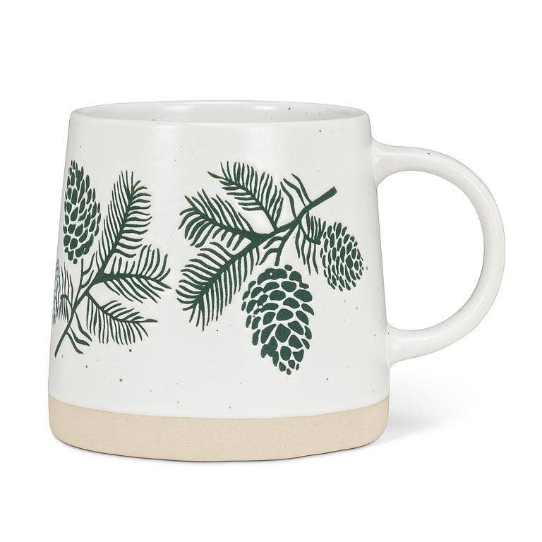Christmas kitchen pinecone mug