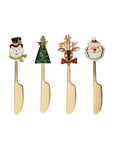 Holiday Icon Canapé Knife with Enamel Handle – 4 Assorted Styles