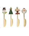 Holiday Icon Canapé Knife with Enamel Handle – 4 Assorted Styles