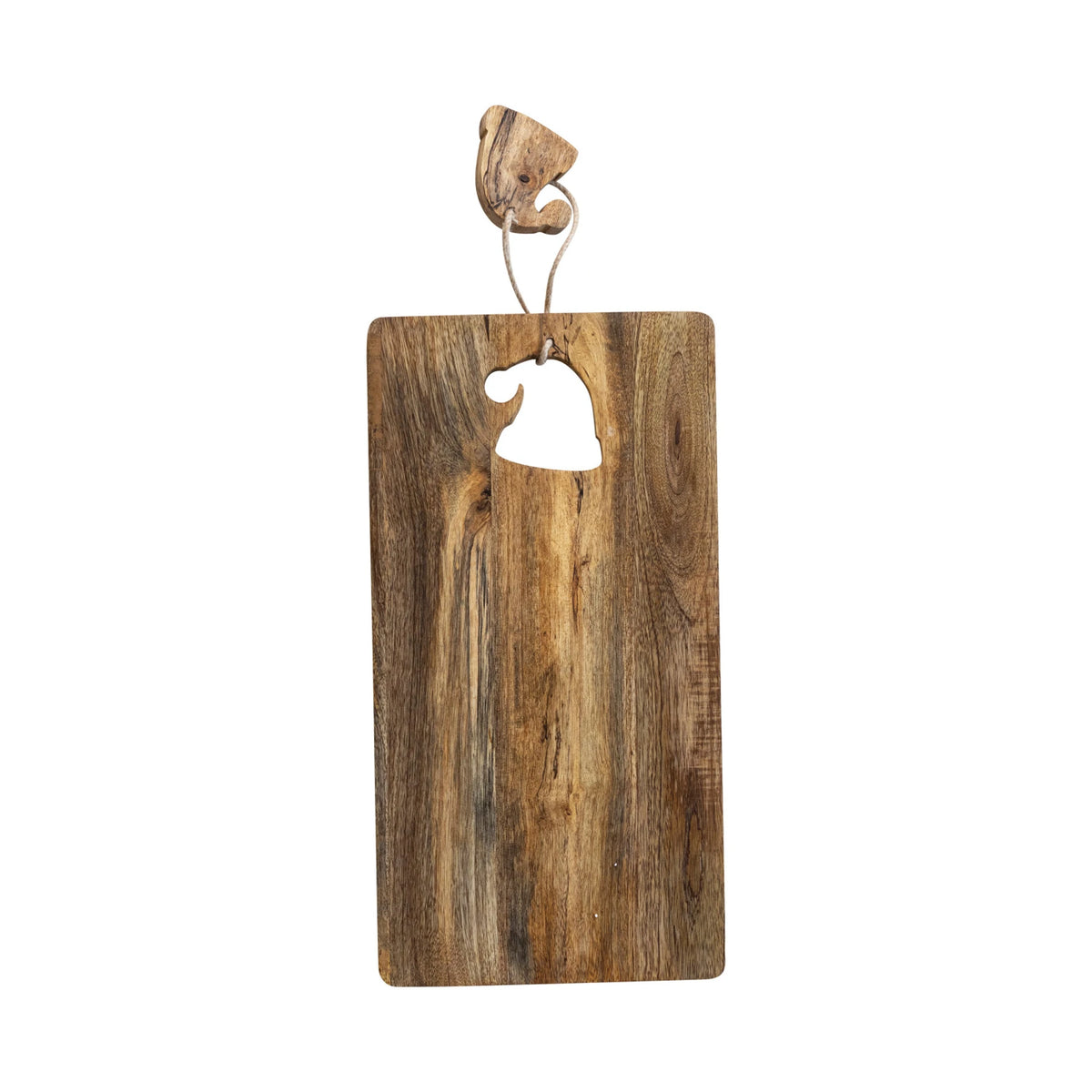 Mango Wood Santa Hat Cheese &amp; Cutting Board – Festive Christmas Serving Décor