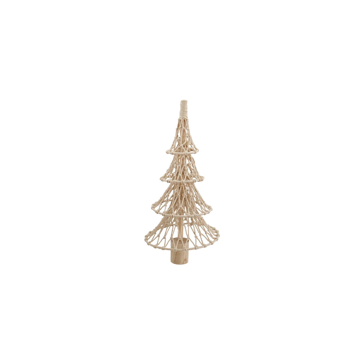Fabric Rope Net &amp; Birch Wood Tree