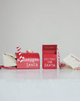 Red Iron Christmas Mailbox Ornament with Wood Beads – 3.25"